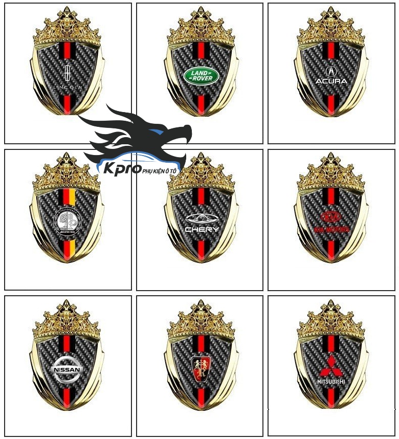 Badge cotton rice 3D logo - KPRO high quality