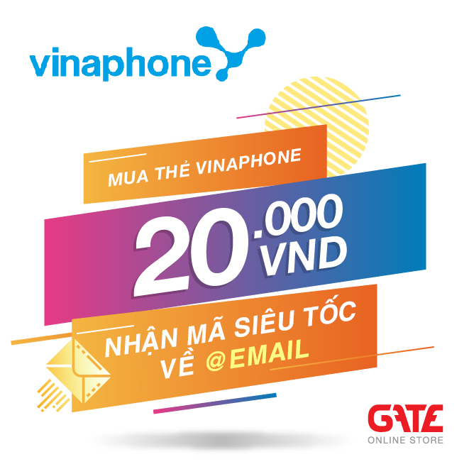 Thẻ Vinaphone 20.000 - nhận mã SIÊU TỐC qua EMAIL