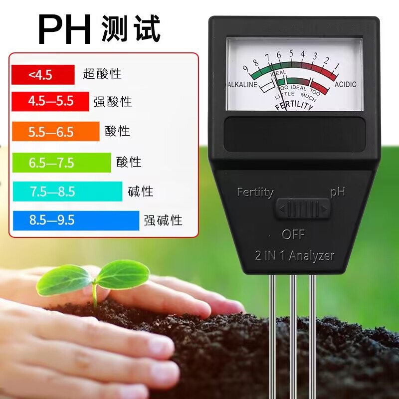 Máy Đo Ph Đất Và Độ Màu Mỡ Của Đất- Máy Đo Dinh Dưỡng Đất
