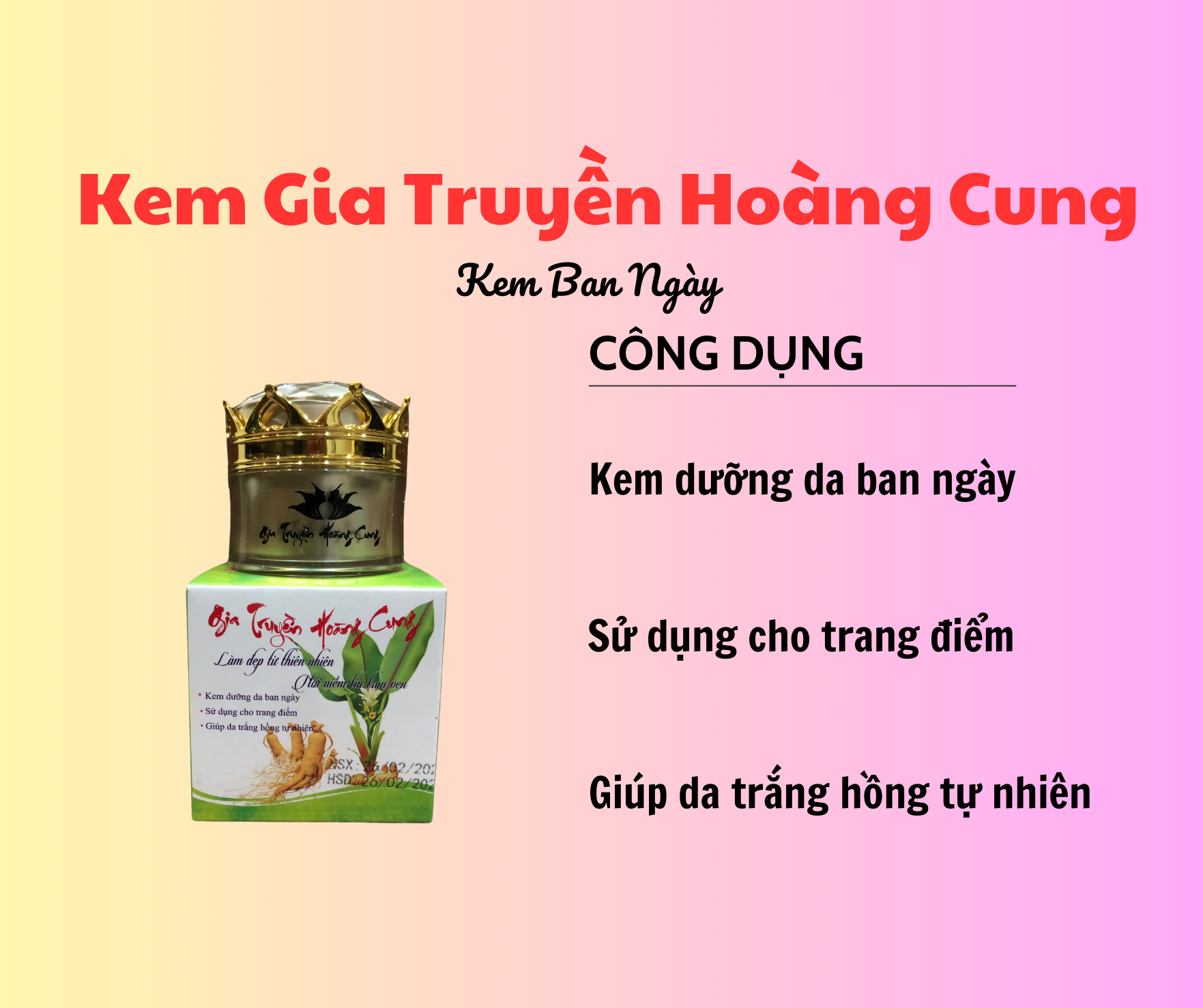 Kem gia truyền hoàng cung (ban ngày)