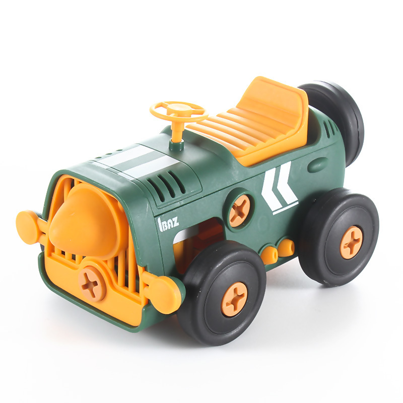 Đồ assembling toys for baby screw types of transport means running aircraft battery, trains, cars, ship by plastic