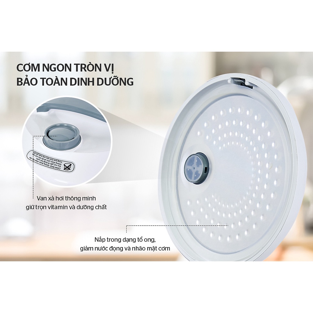 Nồi Cơm Điện 1,8L Nấu Cơm Nhanh (4-6 người ăn)