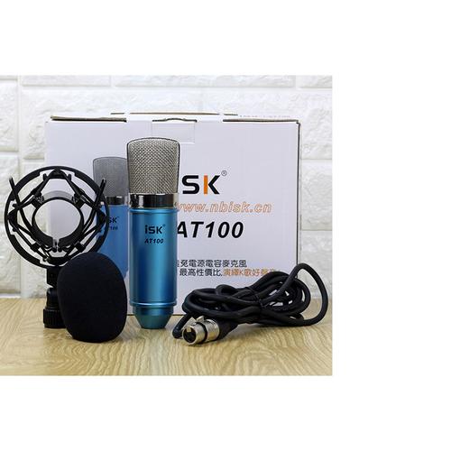 Micro thu âm ISK AT-100- Mic hát livestream thu nghe cực hay