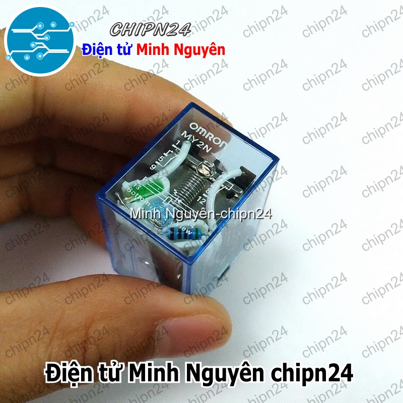 [1 con] (F200.2) Relay Kiếng 8 Chân 5A 24VDC - HH003673