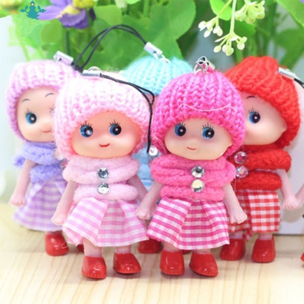 Móc khóa búp bê chibi dễ thương xinh xắn 8cm