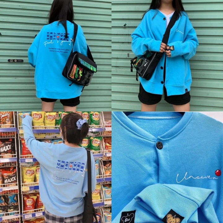 Áo khoác cardigan Uncover Fool's unisex