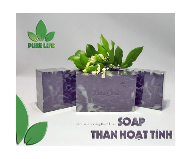 Xà Bông Dừa PureLife ( Than Hoạt Tính)