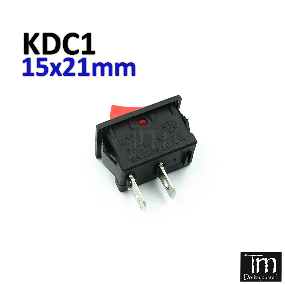 Công Tắc KCD1-11-2P 21x15mm(2 chiếc)