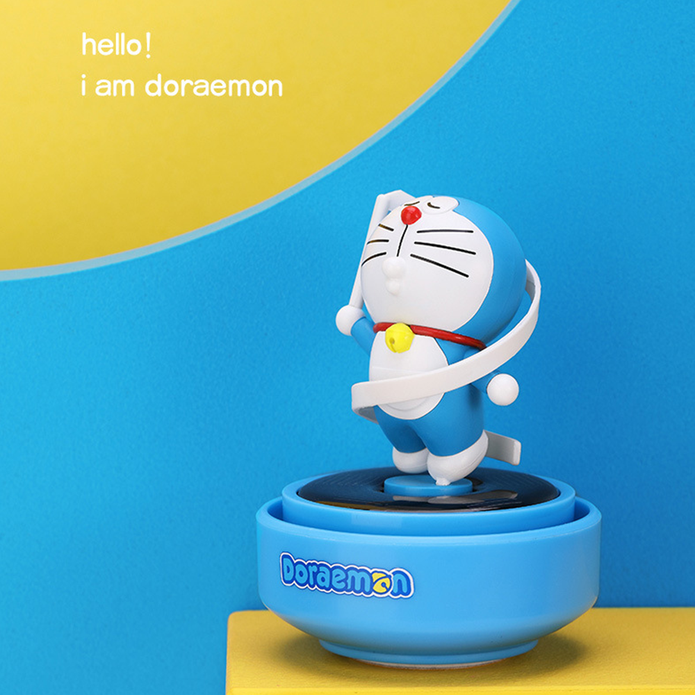100% Authentic Doraemon Car Aromatherapy Ornaments Rotating Solar Car Interior Vehicle Mounted Aromatherapy Vehicle Mounted Ornaments Air Fresheners Car Decoration RST10741