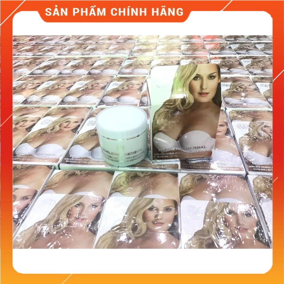 Kem nở ngực dorlene herbal thái lan 100g kích thích tăng v1 , săn chắc nâng ngực chảy xệ