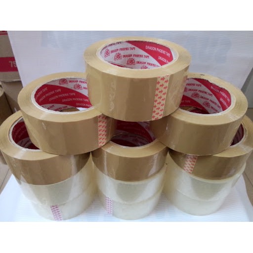 [HCM][GIÁ SỈ] CUỘN BĂNG KEO TRONG ĐÓNG HÀNG HÓA 100 YARD.