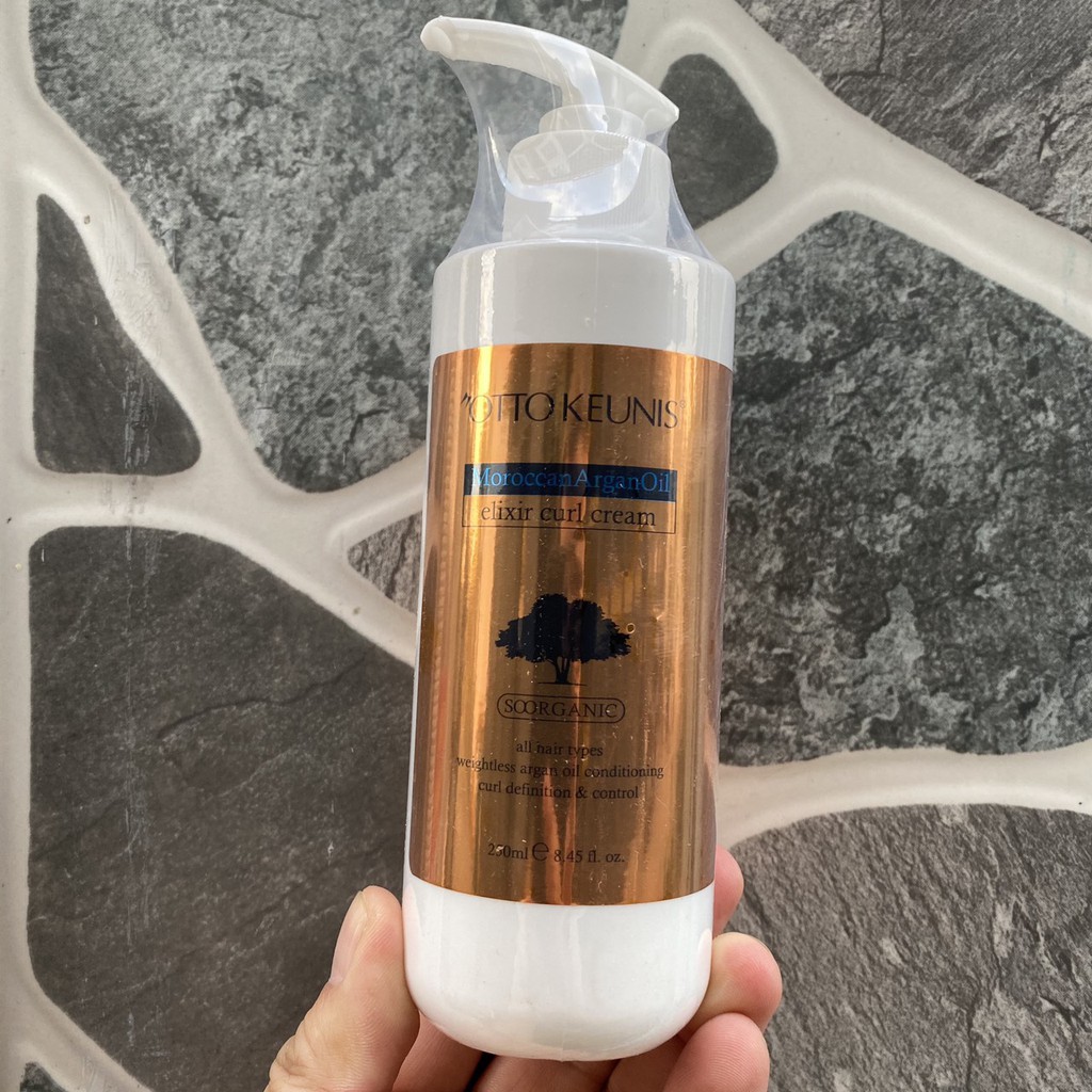 Kem tạo kiểu tóc xoăn Elixir Curl Cream Otto Keunis 250ml