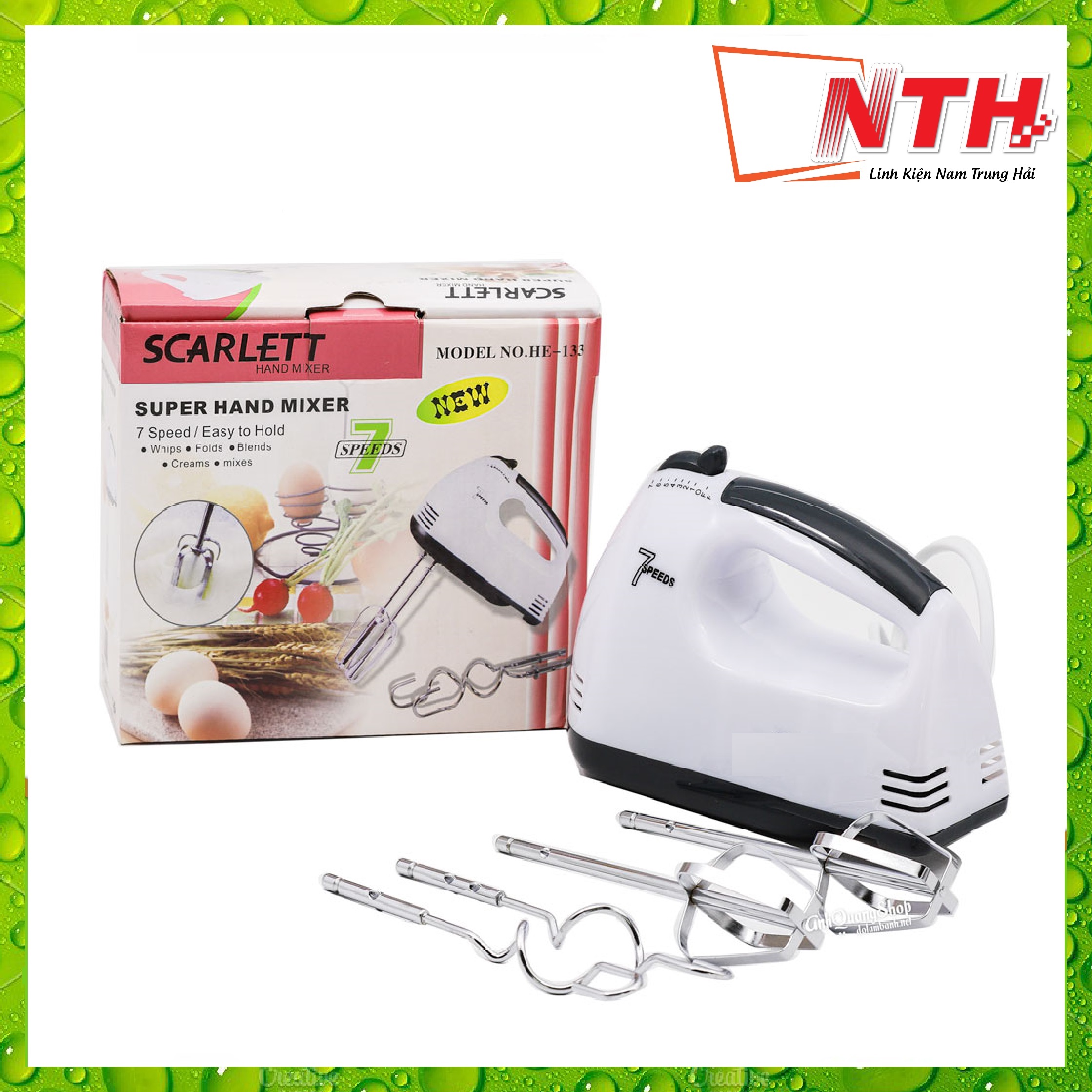MÁY ĐÁNH TRỨNG SCARLETT HE-133