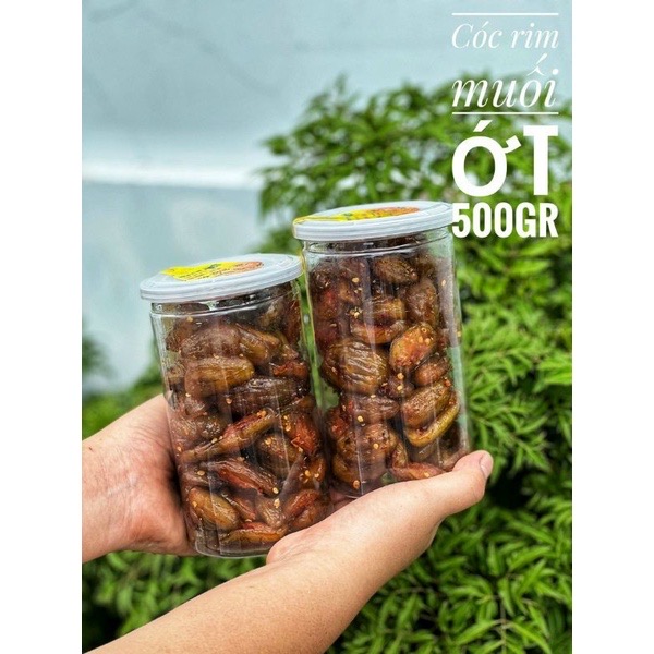 Cóc rim muối ớt hủ 500gr