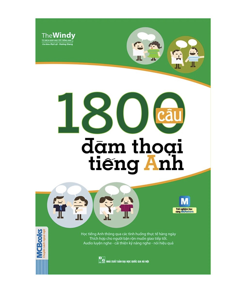 1800 Câu Đàm Thoại Tiếng Anh (Dùng Kèm App)