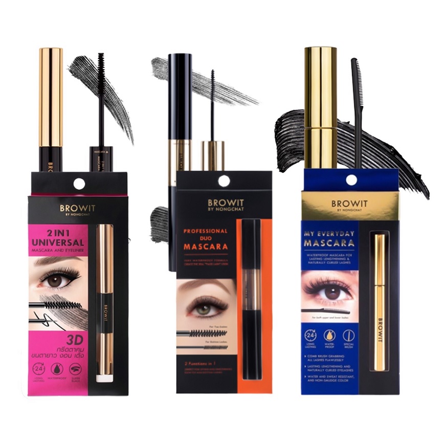 Chuốt Mi Browit by NongChat Mascara - Thái Lan