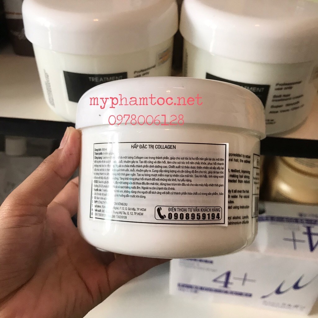 ✅[CHÍNH HÃNG-GIÁ SỈ] KEM Ủ TÓC PHỤC HỒI COLLAGEN KENDALI 500ML