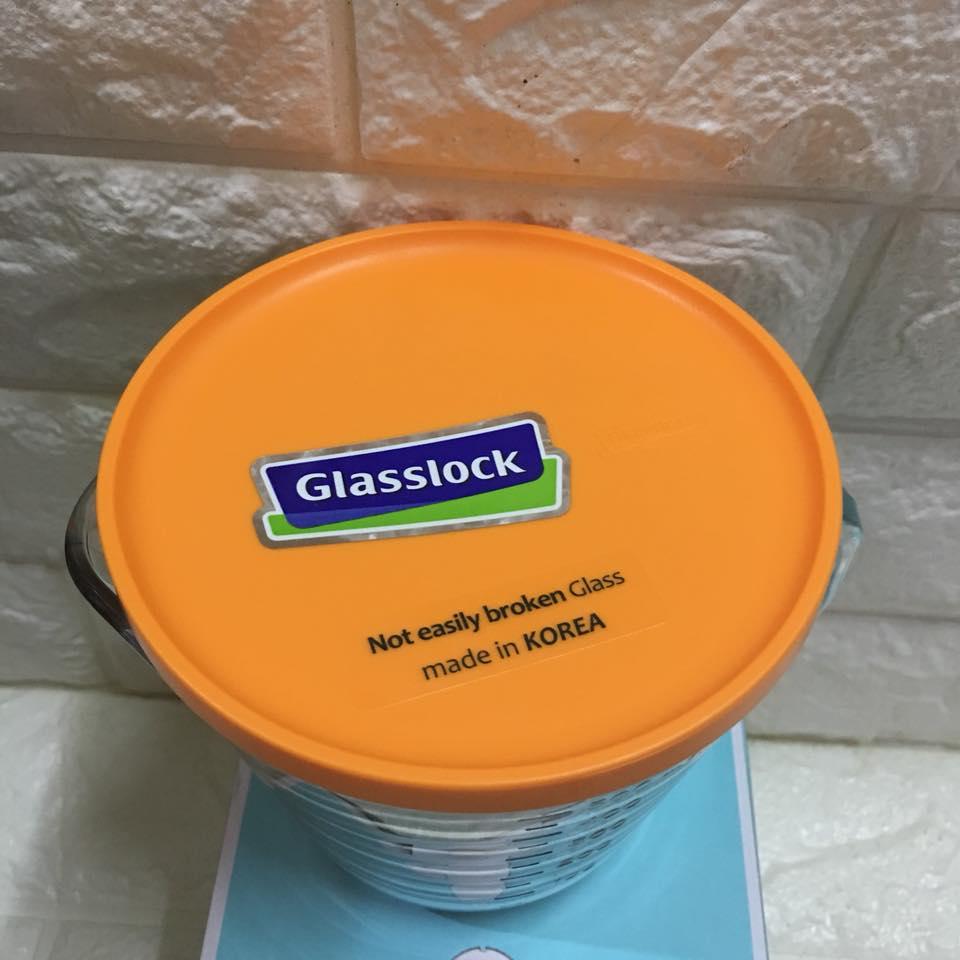 Cốc chia vạch Glasslock có nắp GL1475 Hàn Quốc
