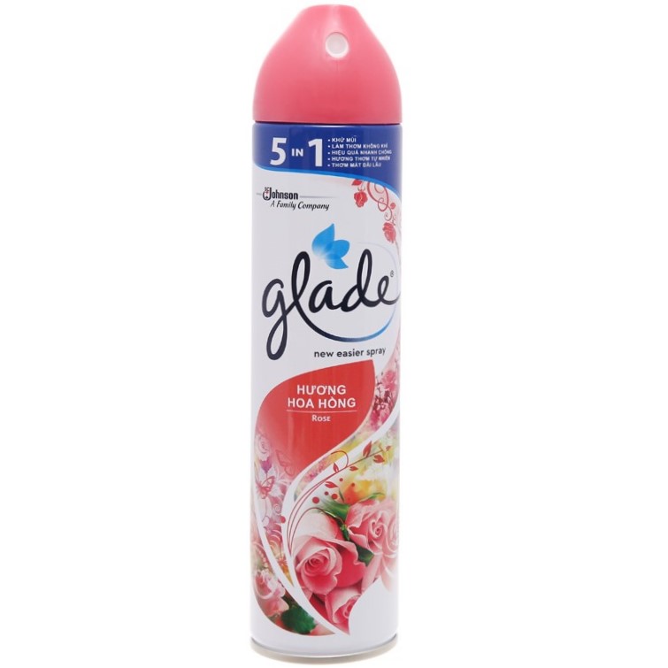 Xịt phòng Glade hương thơm cao cấp 280ml đủ mùi