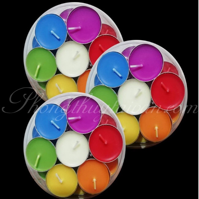 Nến viên bơ tealing sáp trà 4giờ 28 nến- sáp trà