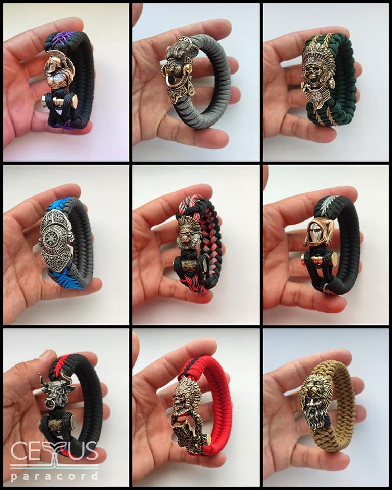 (Cuộn 2,5m) Dây paracord 9 lõi 4mm tròn