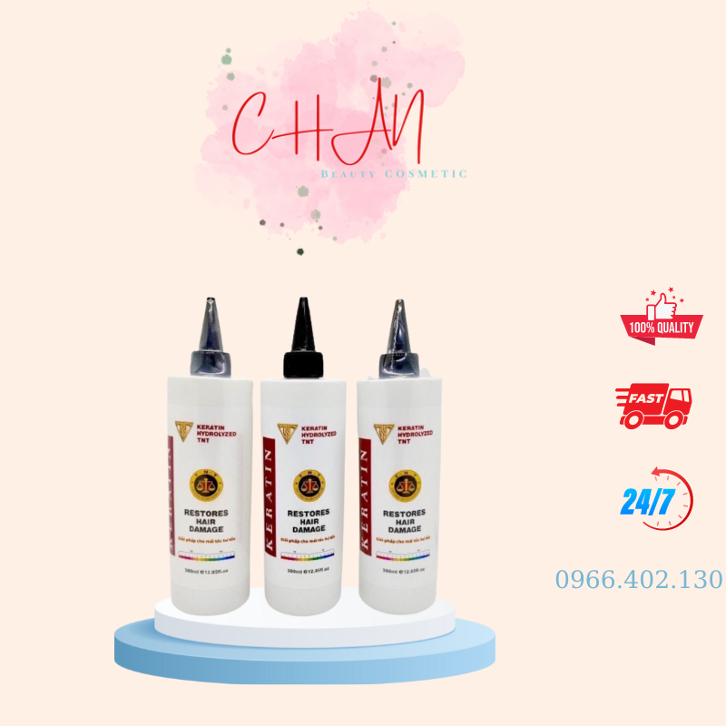 Hấp Thủy Phân Siêu Phục Hồi Tóc Keratin TNT 380ML
