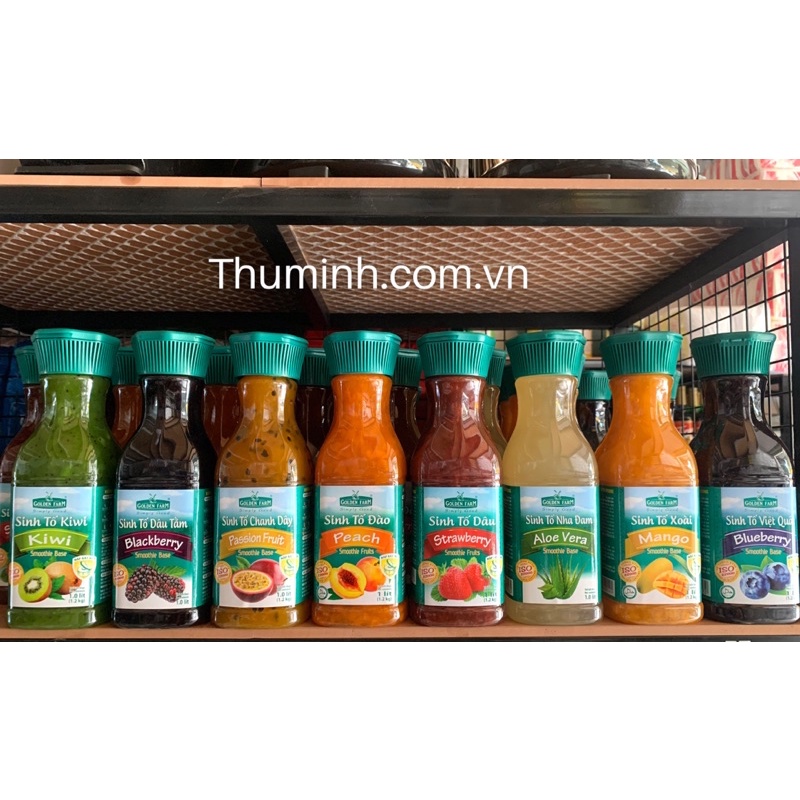 Sinh Tố Golden Farm Chai 1Lít ( Đủ Mùi)