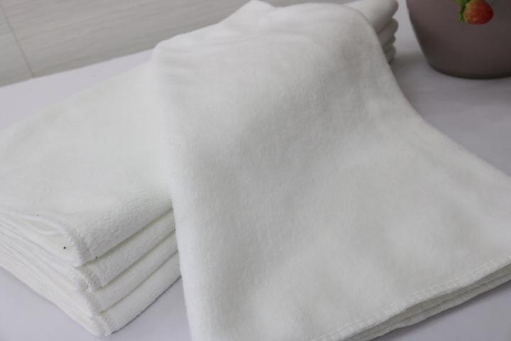 Combo 5 Khăn Mặt, Khăn Quấn Tóc Spa Microfiber Nam Phong Màu Trắng 35*75cm