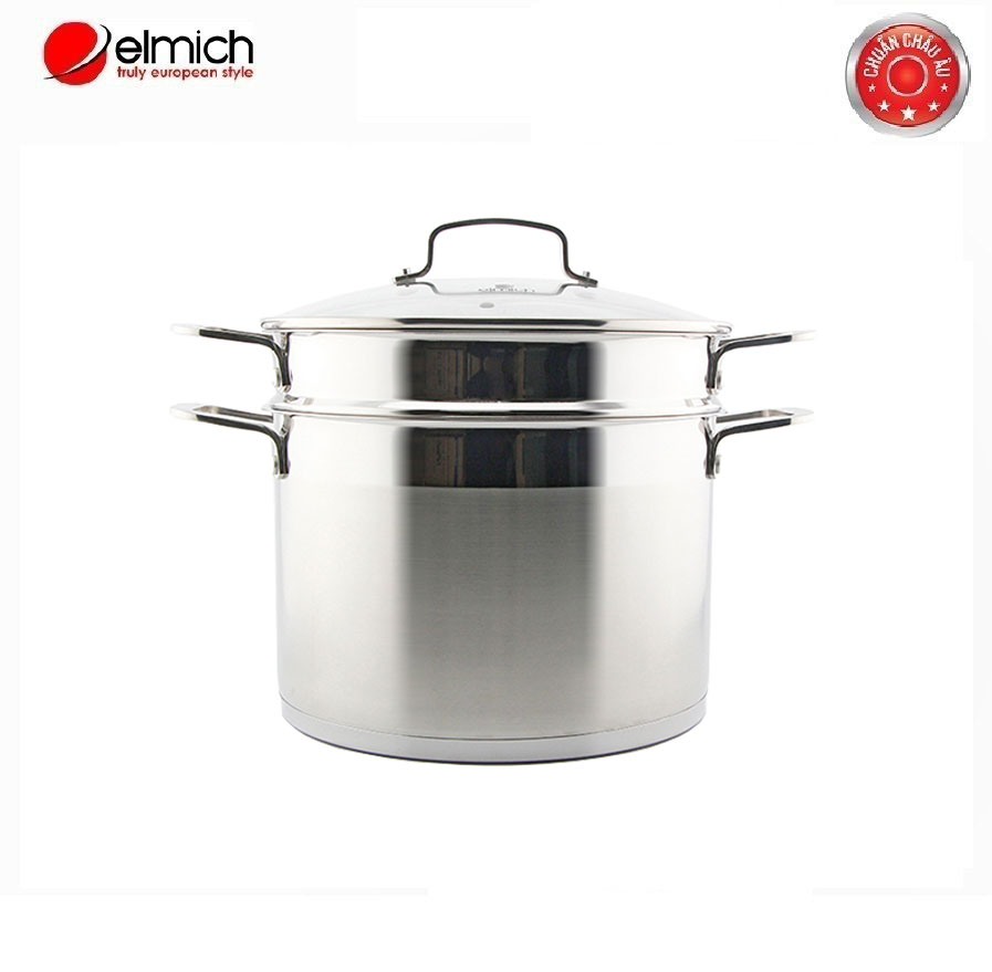 (SALE TẾT)Nồi hấp Inox 304 Elmich 26cm EL3361