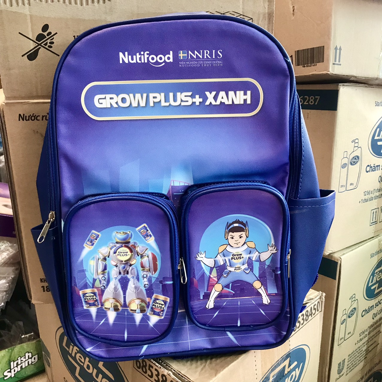 Balo growplus cho bé - Hàng khuyến mãi Nutifood