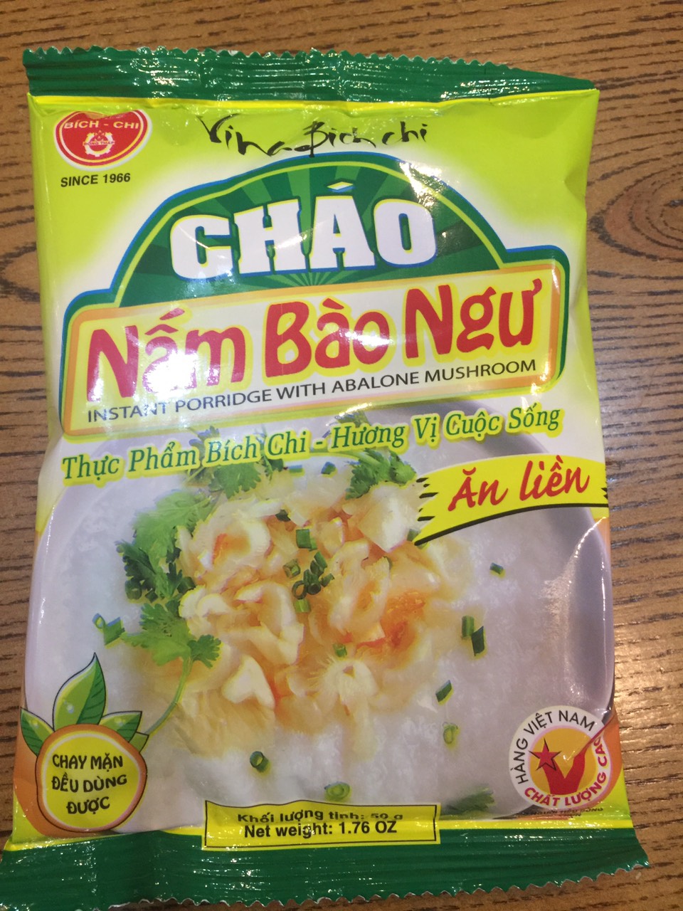 10 gói cháo nấm bào ngư Bích Chi