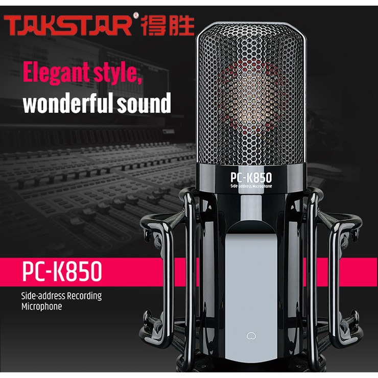 Micro thu âm hát livestream cao cấp Takstar PC-K850