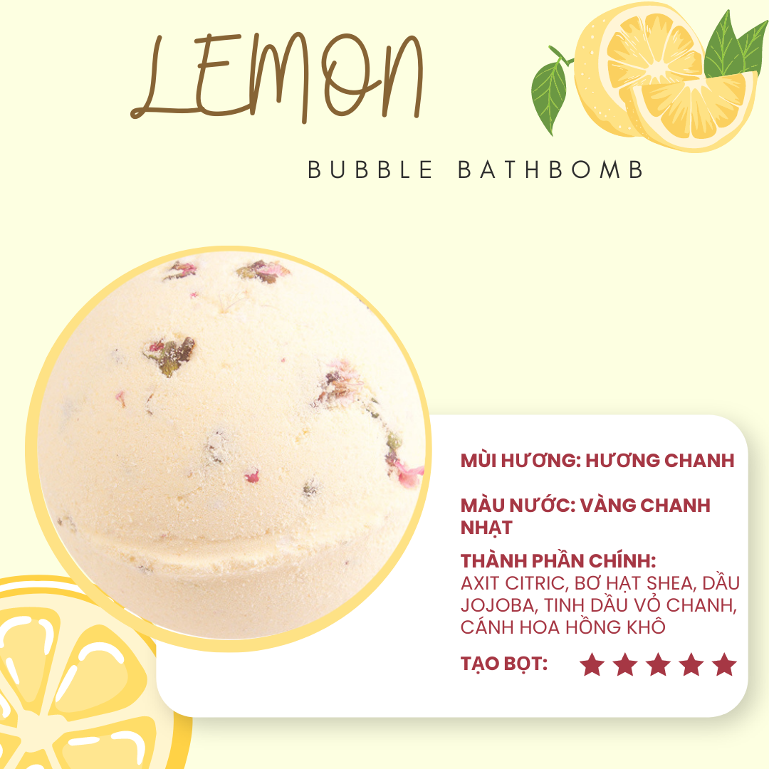 [TỔNG HỢP] Bom tắm Tạo Bọt - Super Bubble Bath Bomb- Romantic Bath Bomb|- 100g