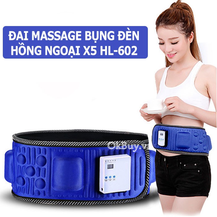 [ 0 Đồng ] ĐAI RUNG MASSAGE ĐÁNH TAN MỠ TOÀN THÂN X5 .ĐTBX
