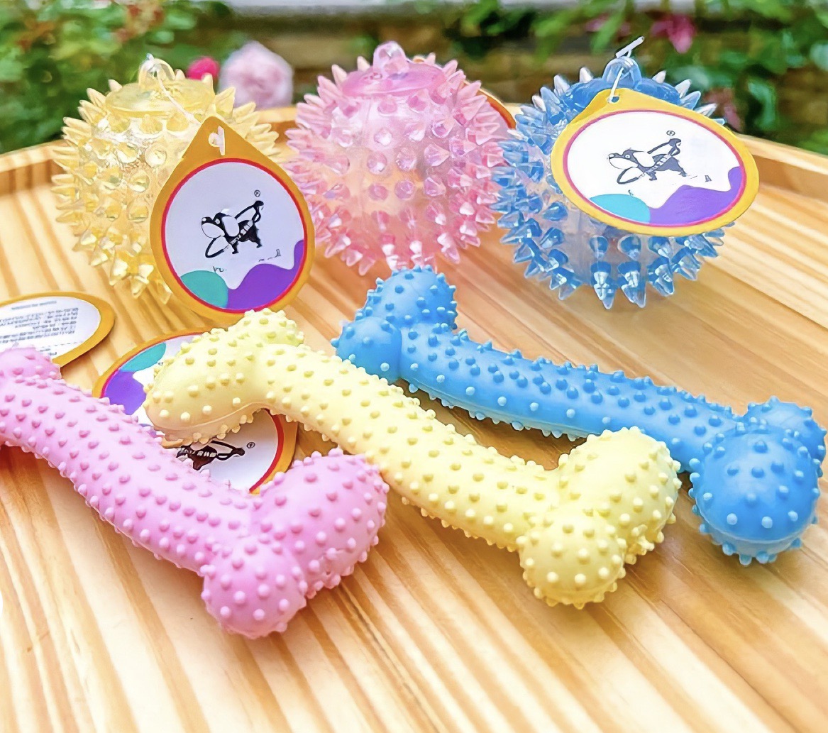 XƯƠNG GẶM CAO SU CHO CHÓ GẶM SẠCH RĂNG CHỐNG CẮN PHÁ