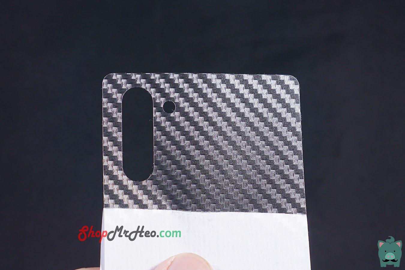 [HCM]Bộ 3 Skin Dán Mặt Sau Lưng Vân 3D Carbon Samsung Galaxy Note 10