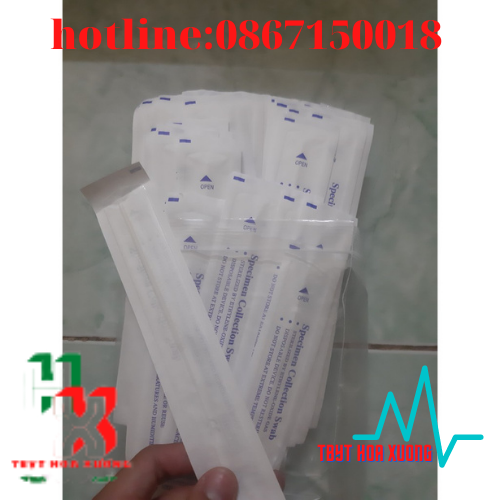 Que tăm bông lấy dịch tỵ hầu ( gói 10 que)