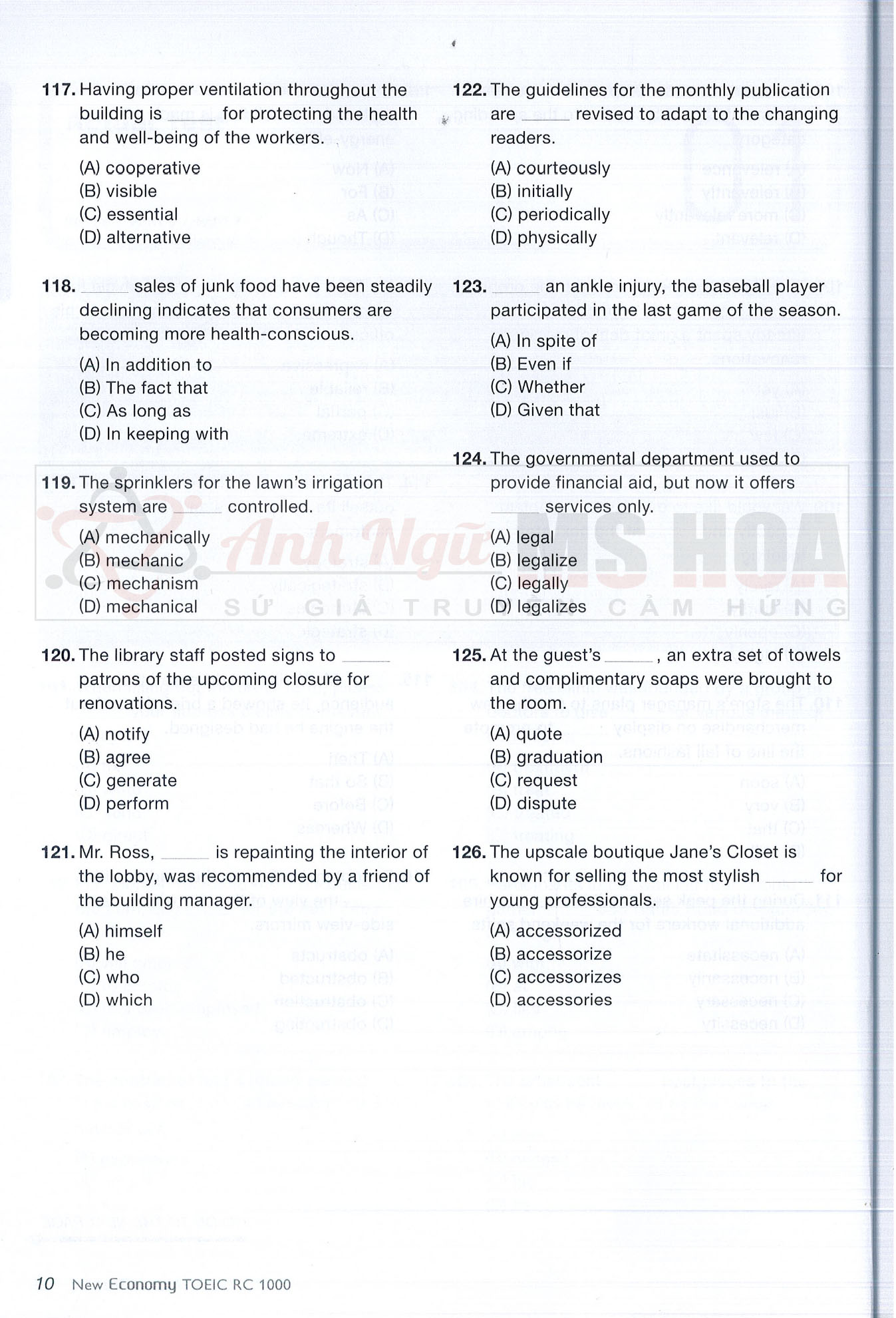 New economy TOEIC RC 1000 (Sách đen trắng) Sách tiếng anh