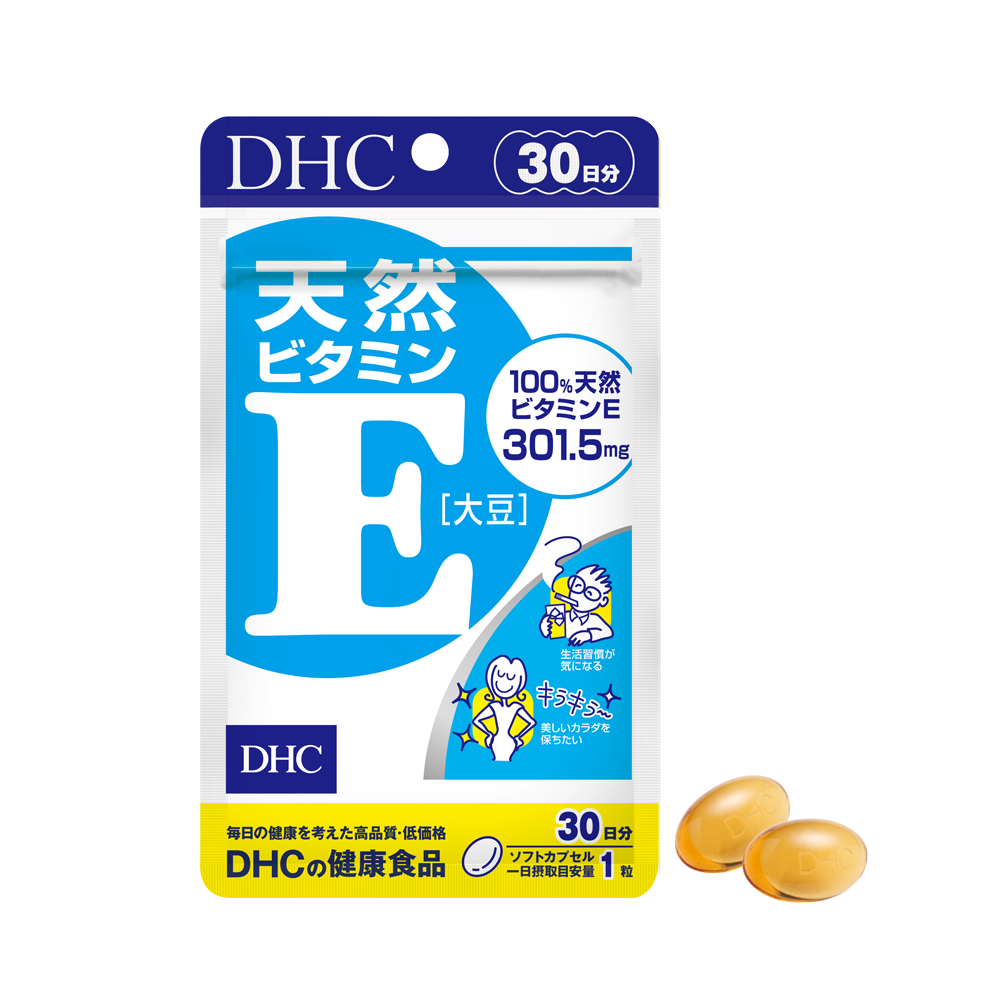Viên uống vitamin E DHC Natural Vitamin E (soybean)