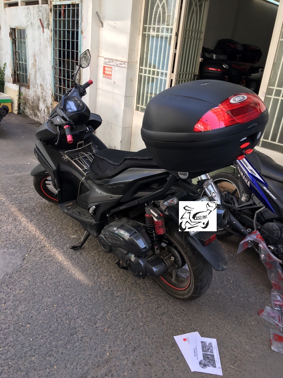 [HCM]Thùng sau givi E450N dung tích 45 lit
