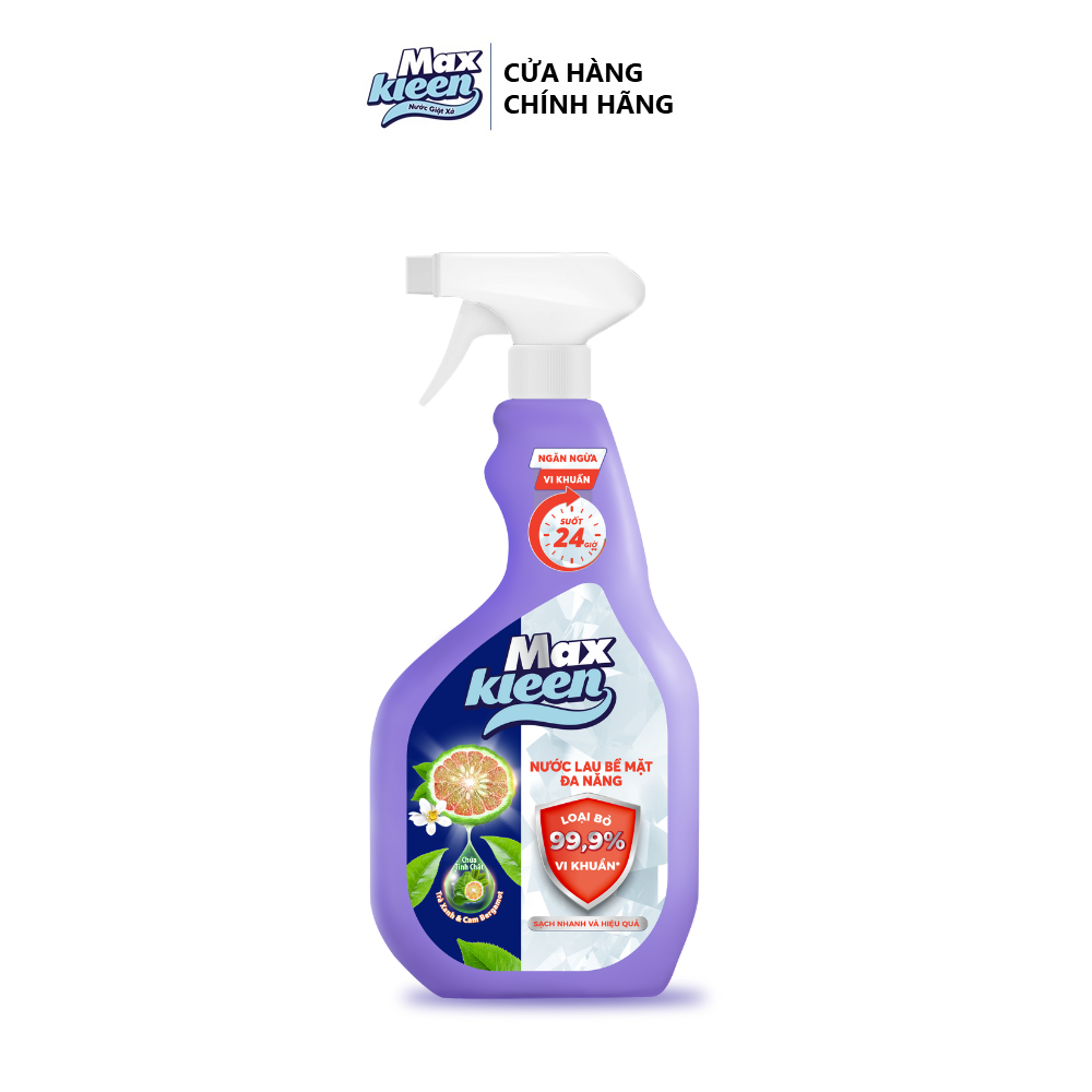 Nước lau bề mặt đa năng MaxKleen chai 520ml