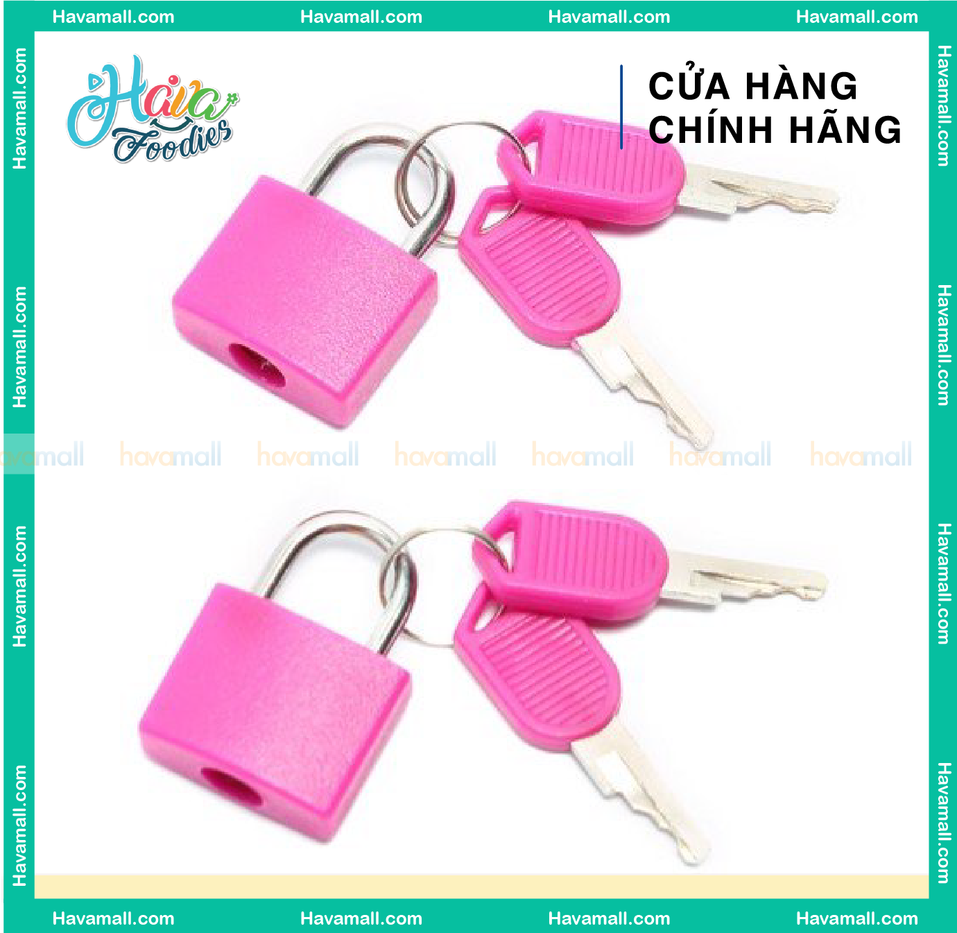 [HCM]Ổ Khóa Hành Lý 4 Màu Uncle Bills