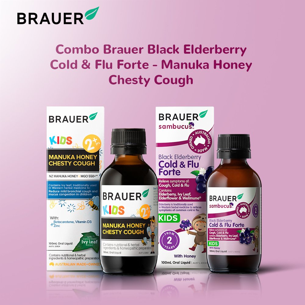 Combo Cold&Flu và CHESTY COUGH(100ml)