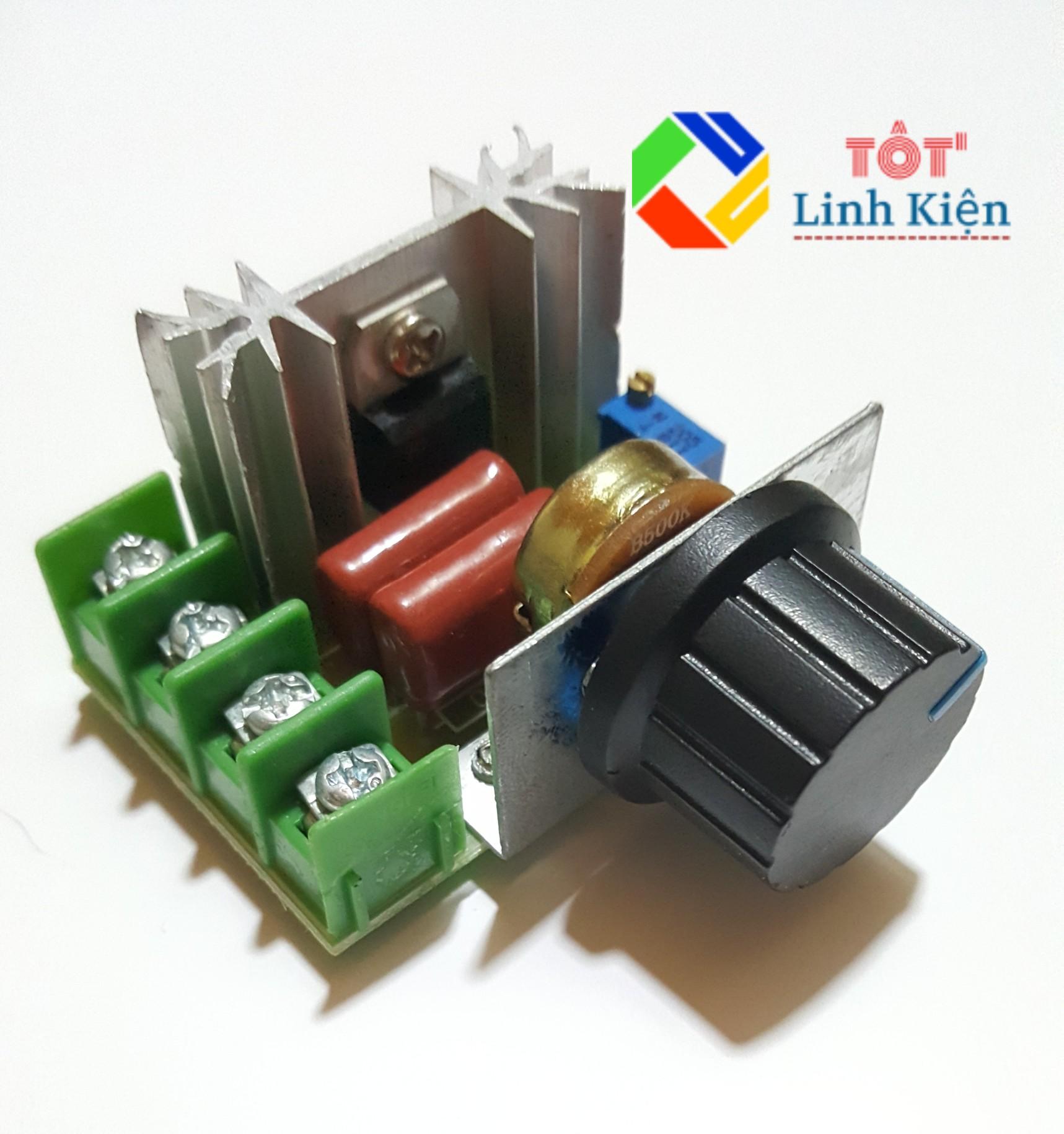 Dimmer 2000W 220VAC công suất cao - Triết áp 2000W