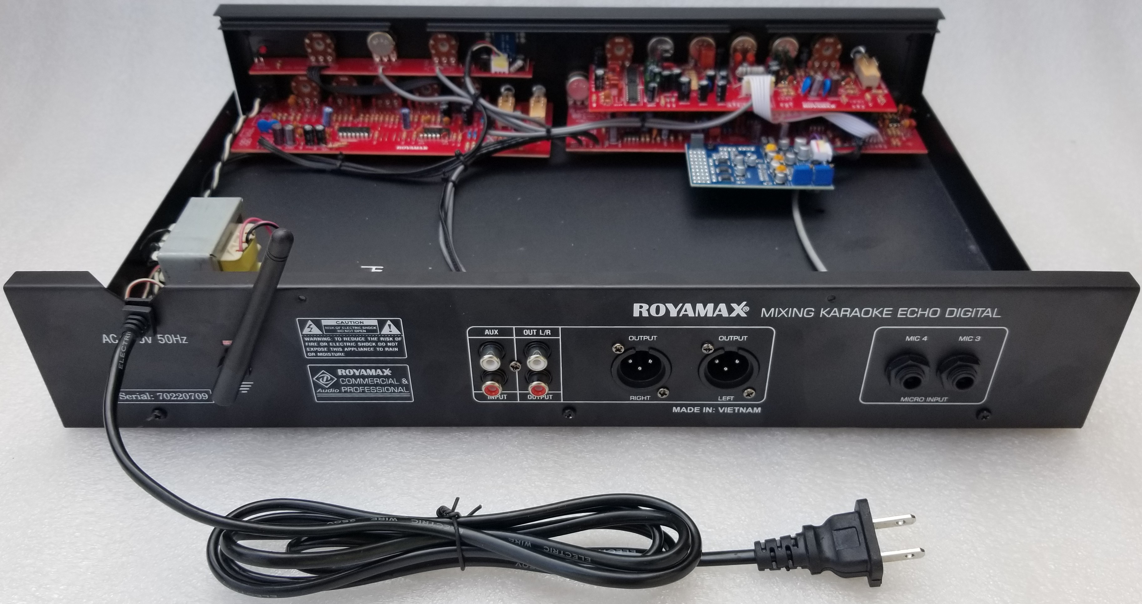 Vang cơ Mixer karaoke bluetooth Echo reverb