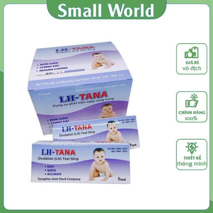 Combo 12 Que Thử Rụng Trứng Ovulation (Lh) Test Strip