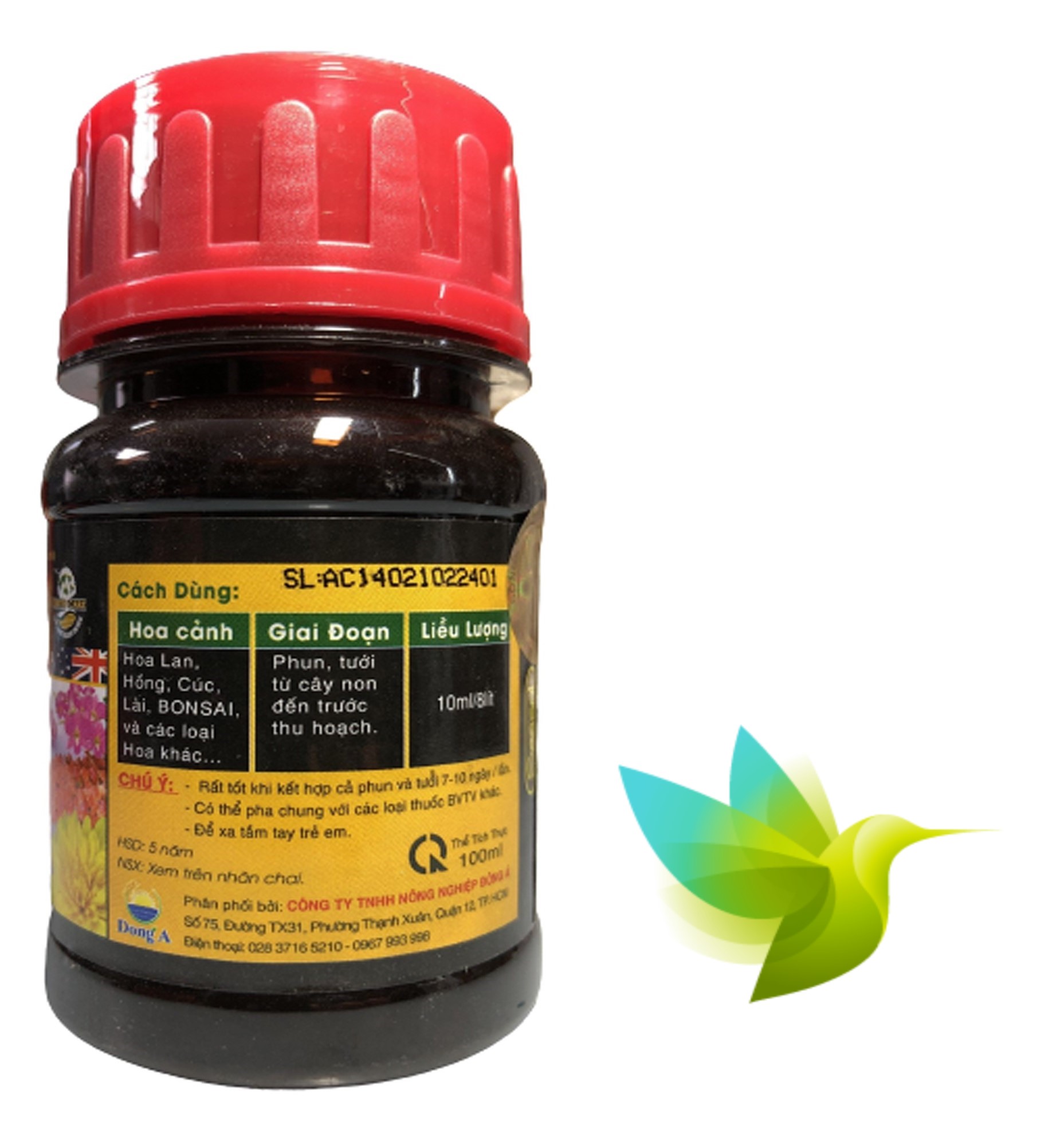 Phân Bón Lá Đa Trung Lượng Org-Hum - #412A# 100ml