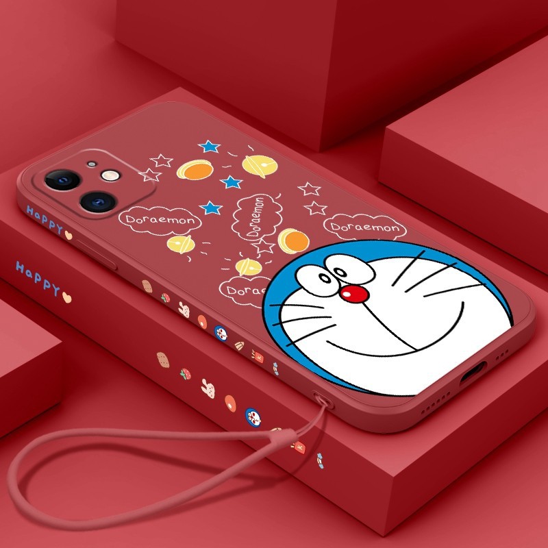 Ốp Lưng Iphone case iphone Dây Buộc Doraemon ốp lưng điện thoại  ốp iphone 13/12/11 /pro / max /6/6plus/6s/6splus/7/7plus/8/8plus/x/xr/xsmax