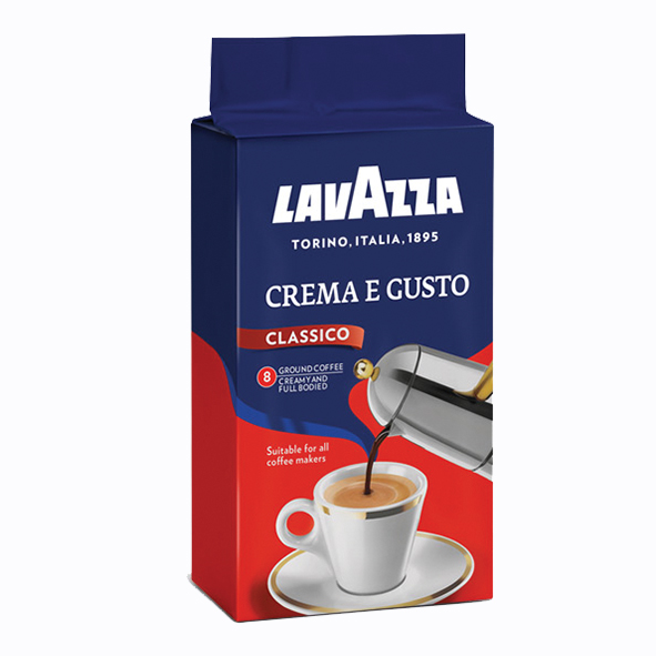 [Genuine Product] Crema E Gusto Lavazza Coffee - Ground Coffee (250g Pack)