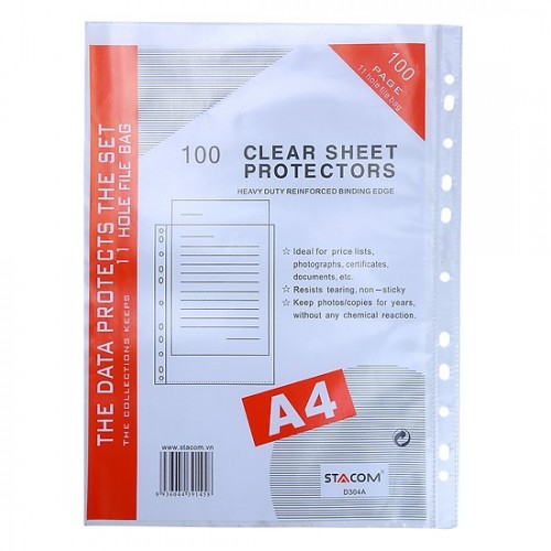[HCM]Bìa lỗ A4 (Nylon)